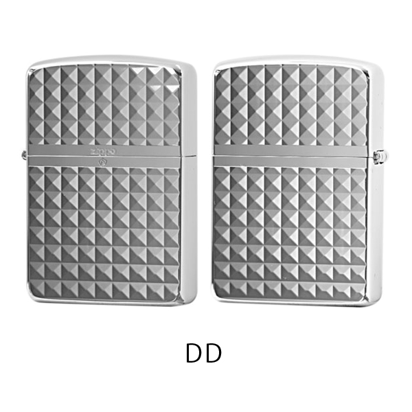 ジッポー 162 ライター ZIPPO ARMOR STANDARD DESIGN アーマー ダイヤモンドカット シンプル 無地 シルバー ZIP-16SDの画像