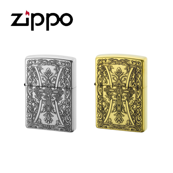 ZIPPO（ジッポー） クロス ライター メンズ シルバー/ゴールド ZIP 