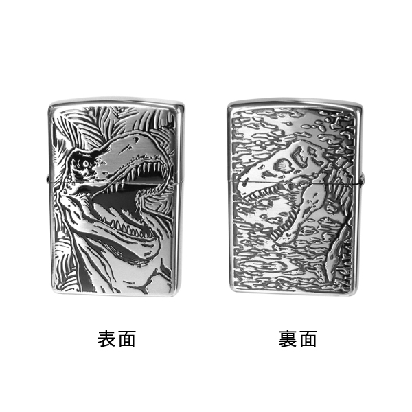 専用※恐竜ZIPPO♡ラインZIPPO２点 ZIPPO（ジッポー） ディノデラックス 恐竜 ライター メンズ シルバー