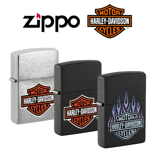 ジッポー ハーレーダビッドソン ライター メンズ シルバー/ブラック/ブルー Harley-Davidson HD-200HD-H252 HD-218HD-H252 HD-46677 | ZIPPO