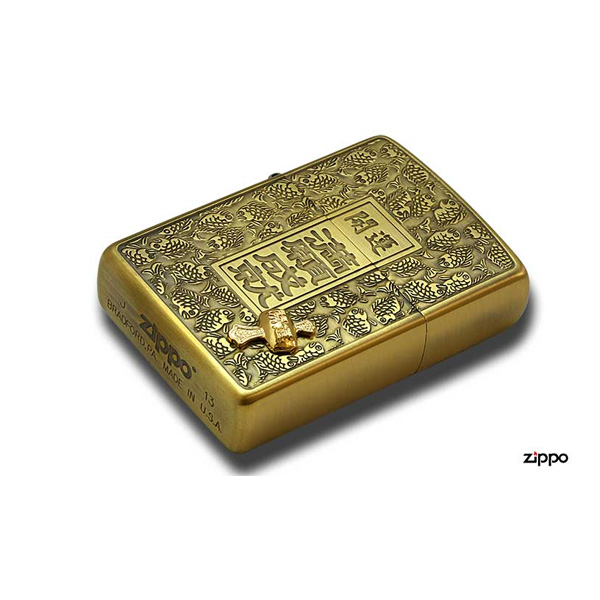 ジッポー オイルライター USA Zippo 和柄シリーズ 武士 兜 SP