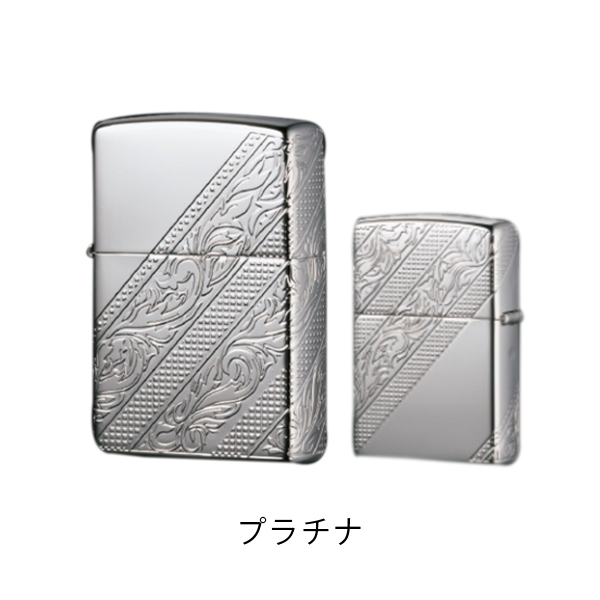 ZIPPO（ジッポー） ライター プラチナムプレーティング/チタニウム