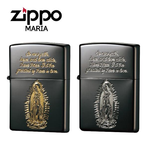 ジッポー マリア ライター ZIPPO  MARIA ブラック ZIP-MARIA-2BK｜1more