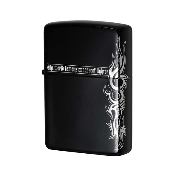 【ZIPPO】 ジッポー オイルライター ナイトアンドナイト 夜と騎士 ブラック NN zippo ジッポ ライター 喫煙具