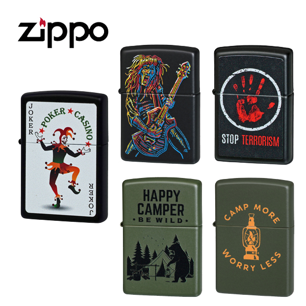 ZIPPO ジッポー ライター メンズ ピエロ/ギタープレイヤー