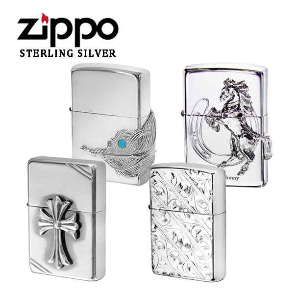 オイルライター zippo 純銀 スターリングシルバーの人気商品・通販