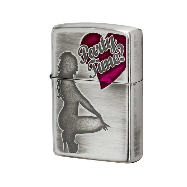 【ZIPPO】 ジッポー オイルライター SEXY GIRL セクシーガール 銀いぶし SG-KB zippo ジッポ ライター 喫煙具