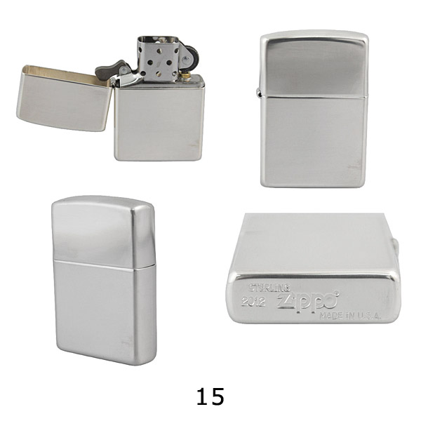 ZIPPO（ジッポー） スターリングシルバー 純銀 ライター メンズ