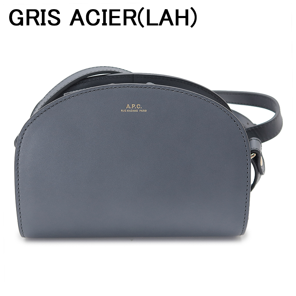 並行輸入品 A.P.C. APC アーペーセー ショルダーバッグ レディース DEMI LUNE MINI PXAWV F61392 ミニ デミルーン ポシェット ハーフムーン 半月型 レザーの画像