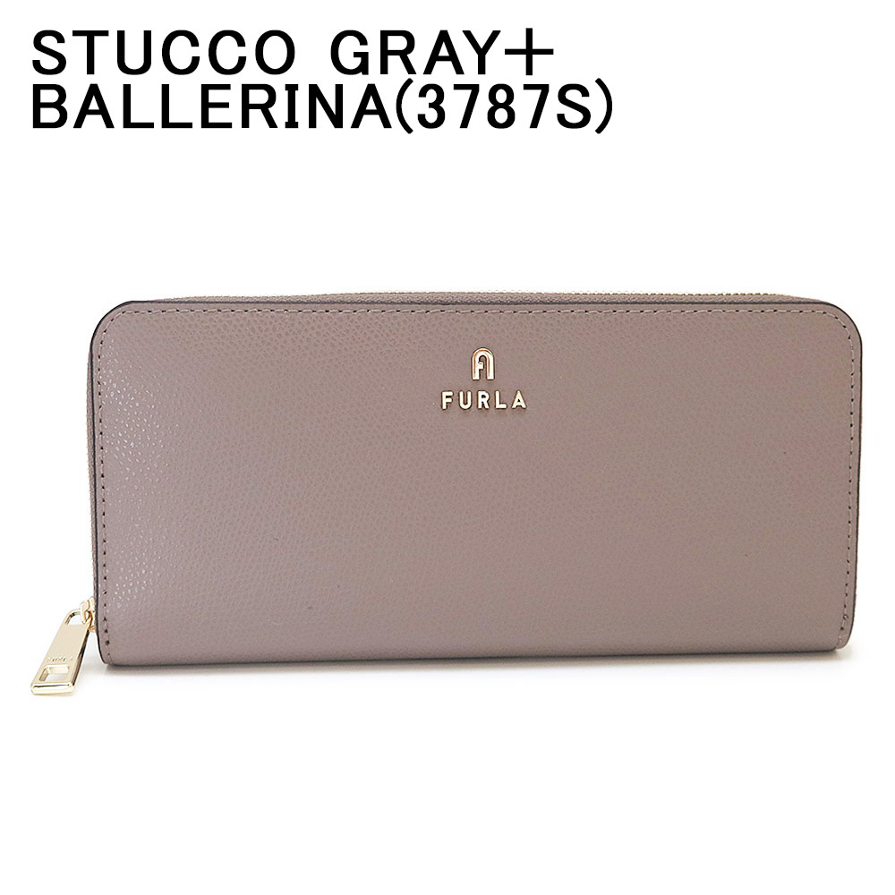【未使用】FURLA 　CAMELIA　ジップアラウンド長財布　ブラック FURLA フルラ 長財布 レディース カメリア ジップアラウンド L