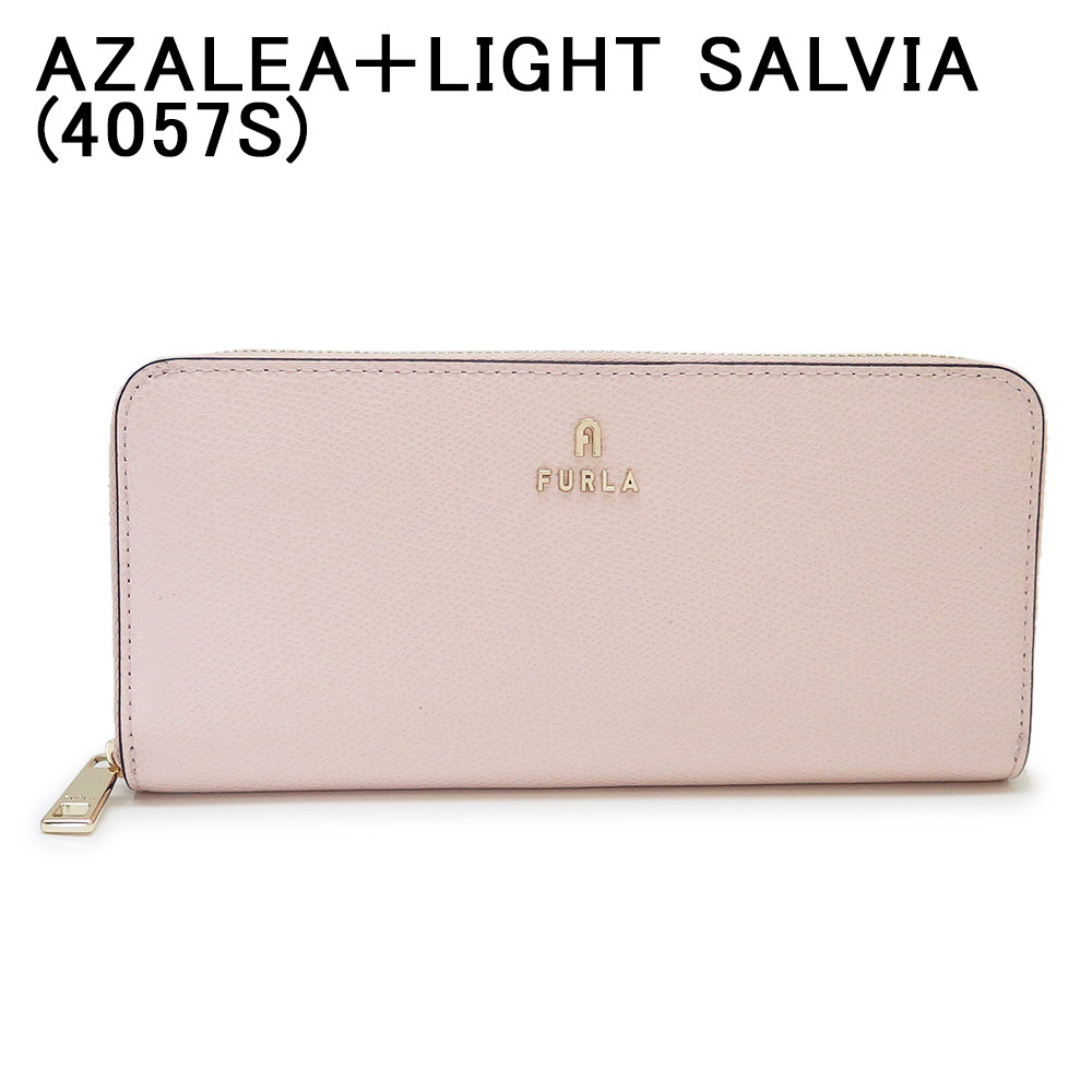未使用.極美品✨FURLA カメリア 長財布 ラウンドジップ 本革 ネイビー FURLA フルラ 財布 長財布 WP00317 ARE000 カメリア レザー