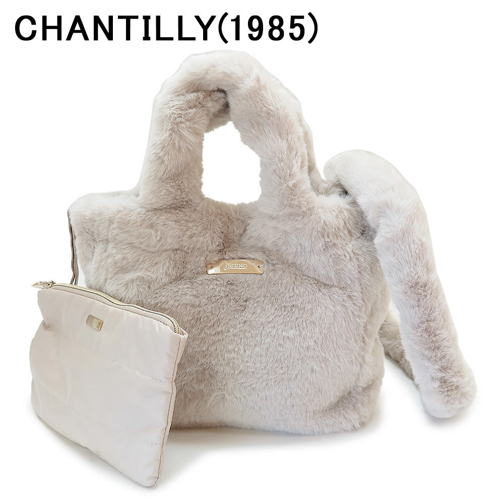 並行輸入品 ヘルノ ハンドバッグ レディース ショルダーバッグ フェイクファー エコファー ポーチ付き BAG00012D 12422 HERNO 2025年秋冬新作 | HERNO | 01