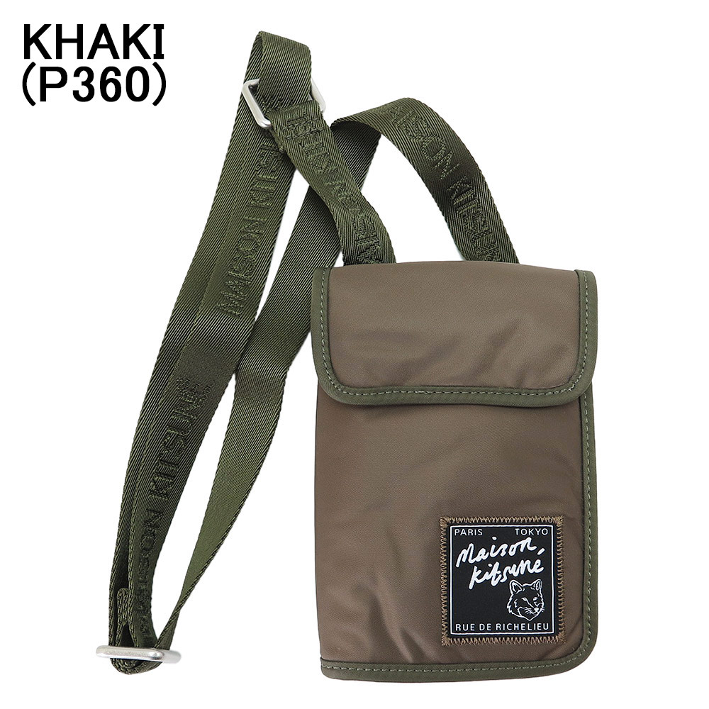 MAISON KITSUNE メゾンキツネ ネックポーチ LM05362WQ1001