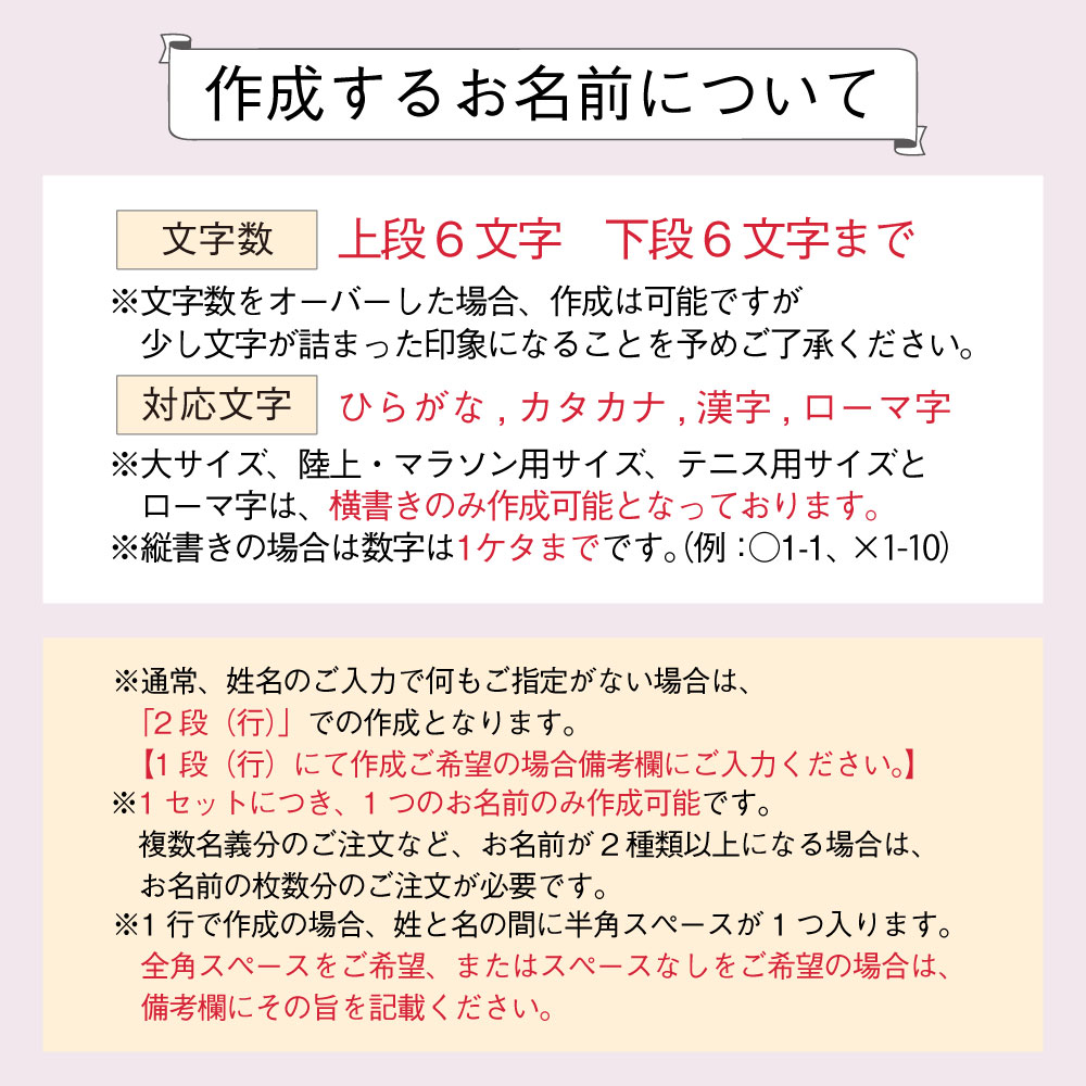 体操服水着用ゼッケン 入学 入園 縫い代加工済！サイズは全部で5種類から選べる : labo-tomeiz : お名前シールLABO - 通販 -  Yahoo!ショッピング