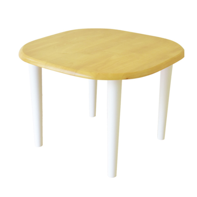 Kidzoo（キッズー） 木製キッズテーブル 55cm角 名入れプレート(有料