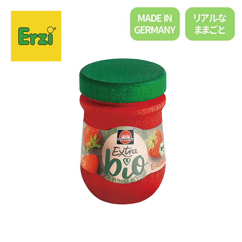 いちごジャム Erzi エリツィ エルツィ 木のおもちゃ 食材 イチゴジャム キッチン おままごと 木製 エドインター 誕生日プレゼント  クリスマスプレゼント : a3147987 : ファースト家具(1st-kagu) - 通販 - Yahoo!ショッピング