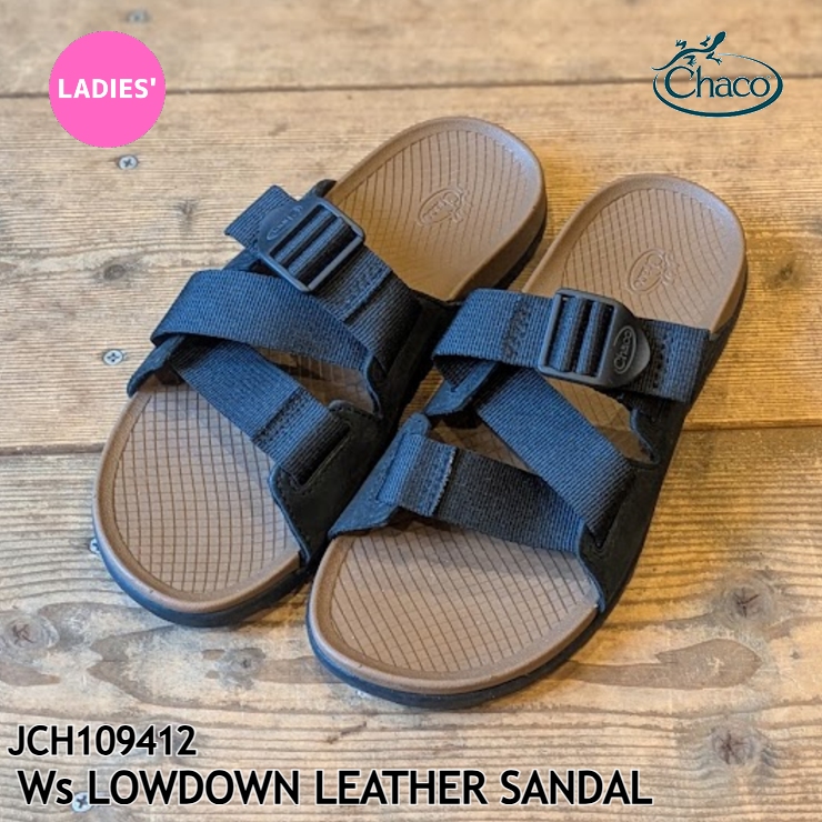【匿名配送】チャケチョケのサンダル CHACO（チャコ） レディース サンダル ローダウン レザースライド Ws