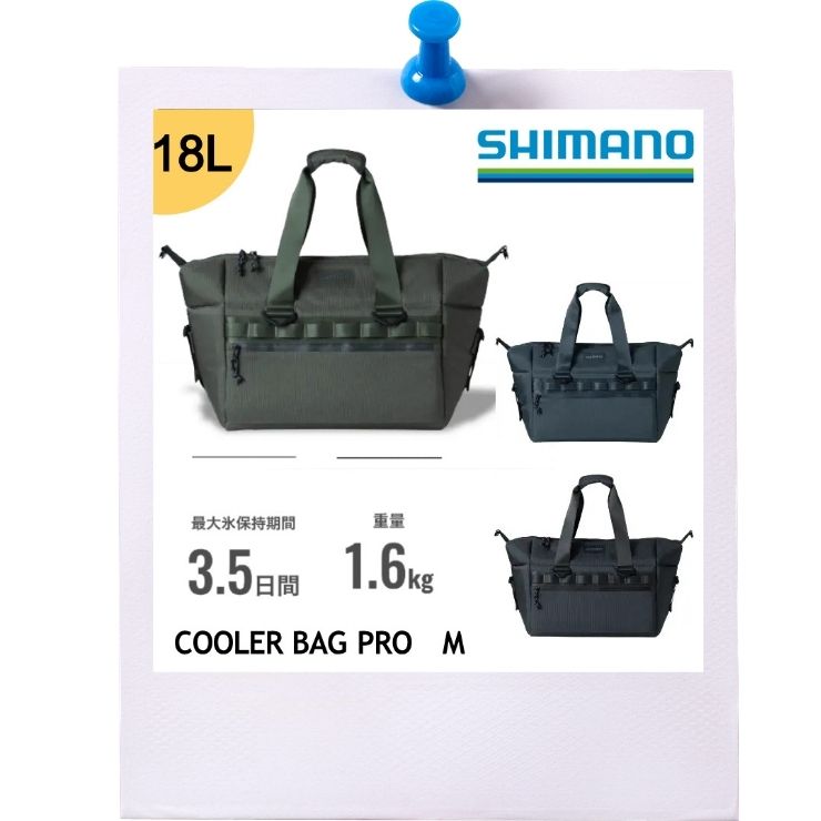 シマノ（SHIMANO） 防災月間セール BA-002Z ミニクーラーバッグ PRO L