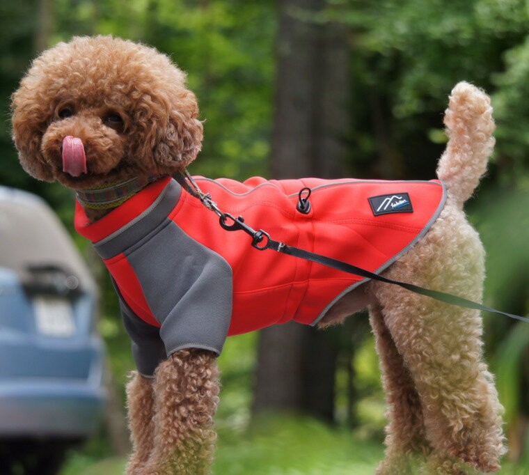 本物の Hakusan オリジナルドッグジャケット マウンテンウォーマー 小 犬服・アクセサリー