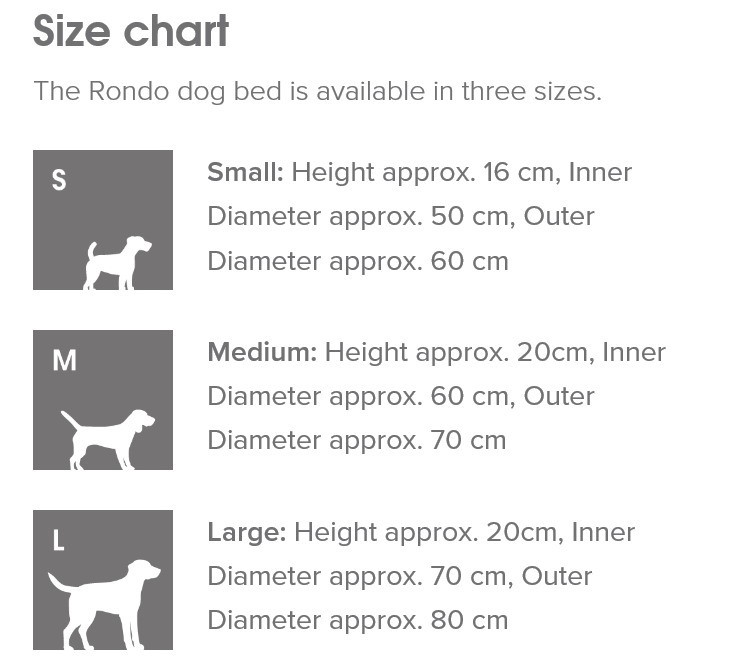 MiaCara ドッグサークルクッション【RONDO・Lサイズ】Made in Germany