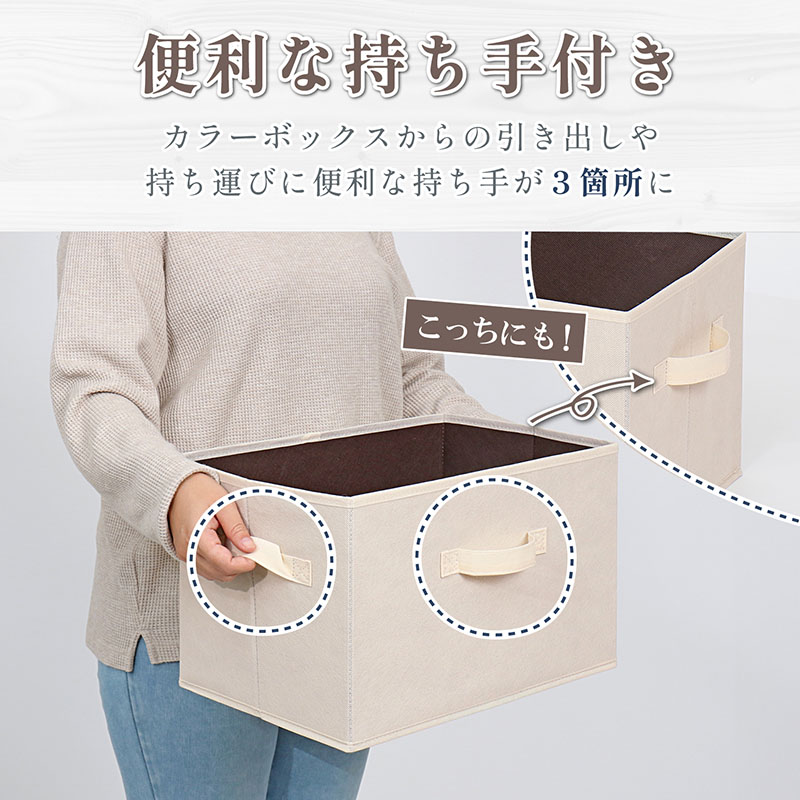 アストロ公式 製品保証付き 収納ボックス 不織布製 1個 カラーボックス