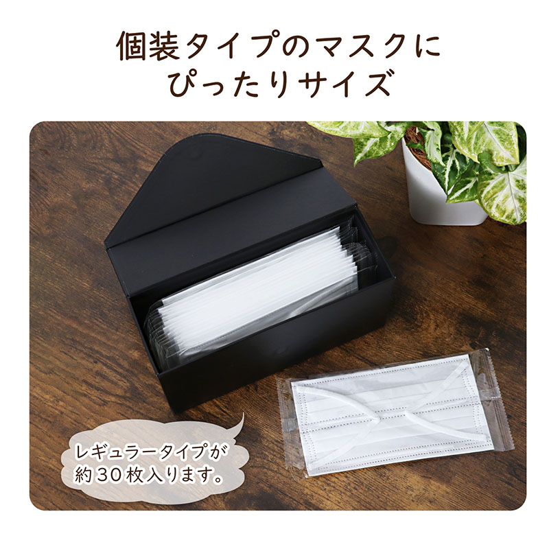 アストロ公式 マスクケース マグネット入り ブラック 壁掛け ボックス