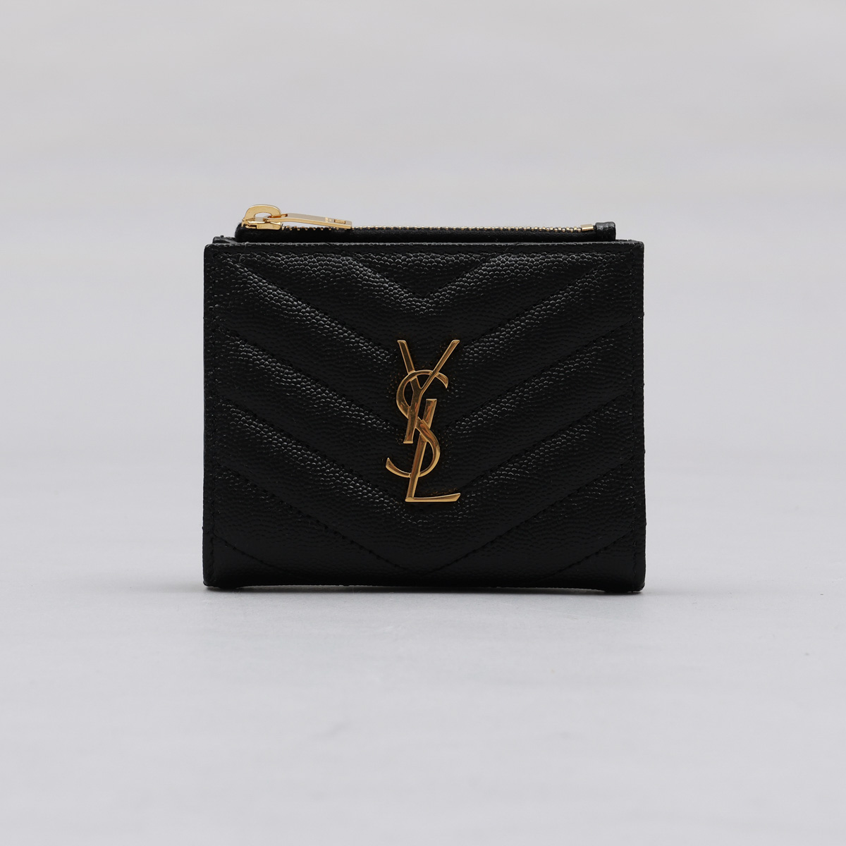 サンローラン 二つ折り財布 ブラック YSL CREDIT CARD HOLD 575879