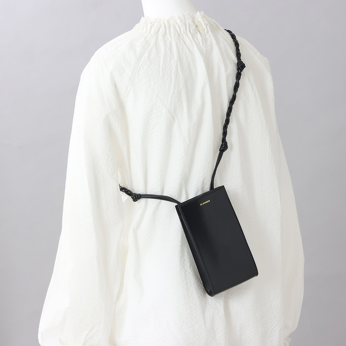ジルサンダー フォンケース 001 BLACK ブラック J07VL0002 JIL SANDER ジルサンダー フォンケース ブラック J07VL0002