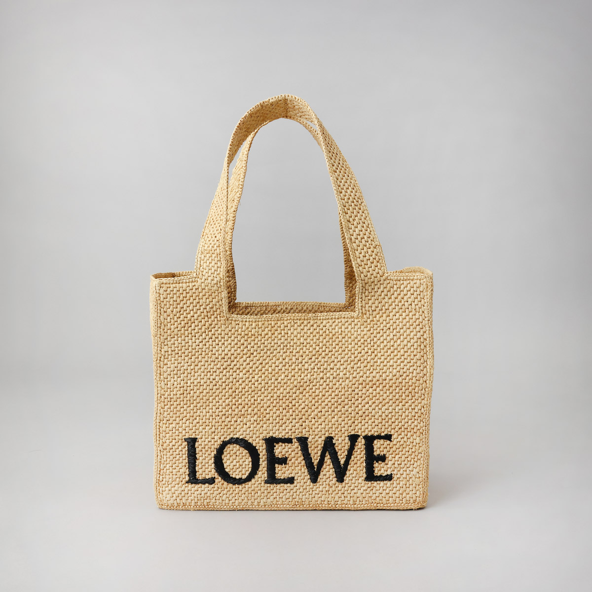 ロエベ LOEWE トートバッグ ナチュラル バッグ ミディアム M ラフィア 