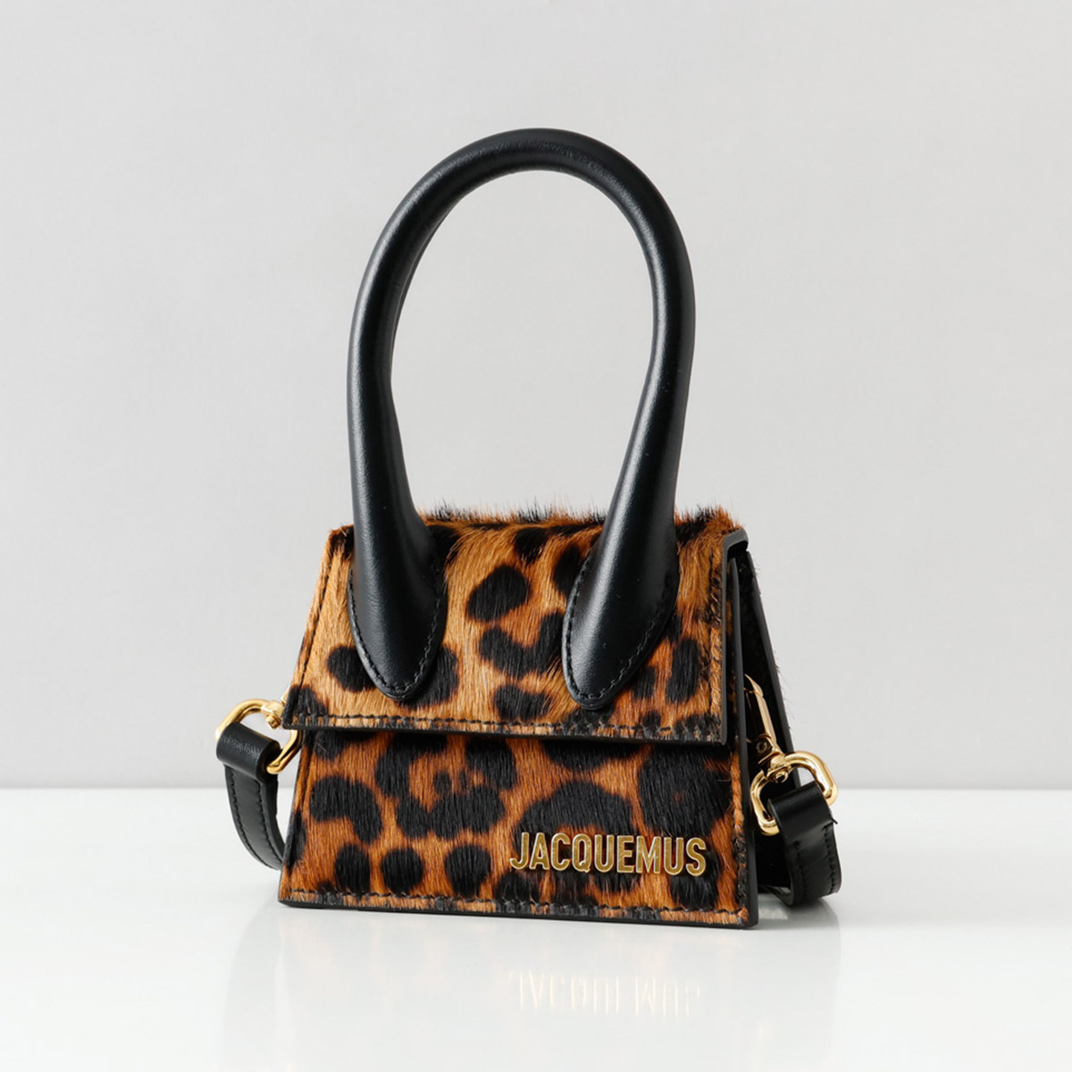 JACQUEMUS ジャックムス ハンドバッグ レオパード PRINT LEOPARD