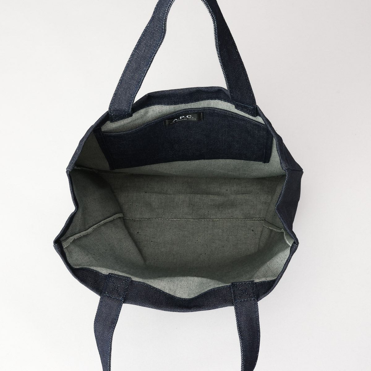 A.P.C. アーペーセー トートバッグ デニム ネイビー IAI INDIGO