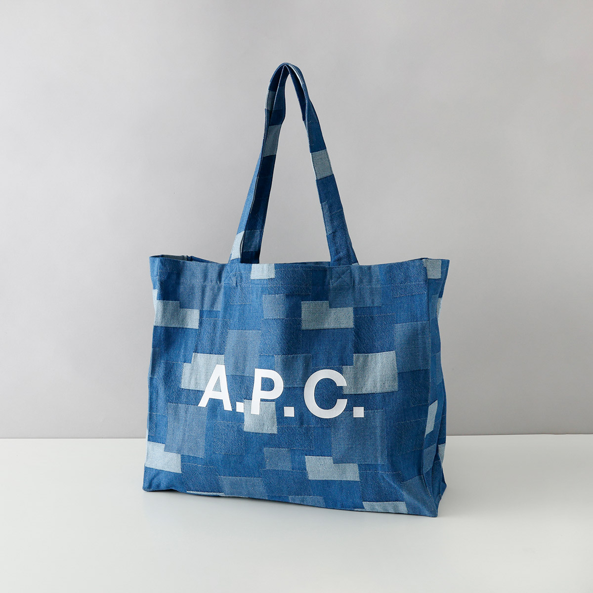 A.P.C. アーペーセー トートバッグ バッグ デニム インディゴ A4