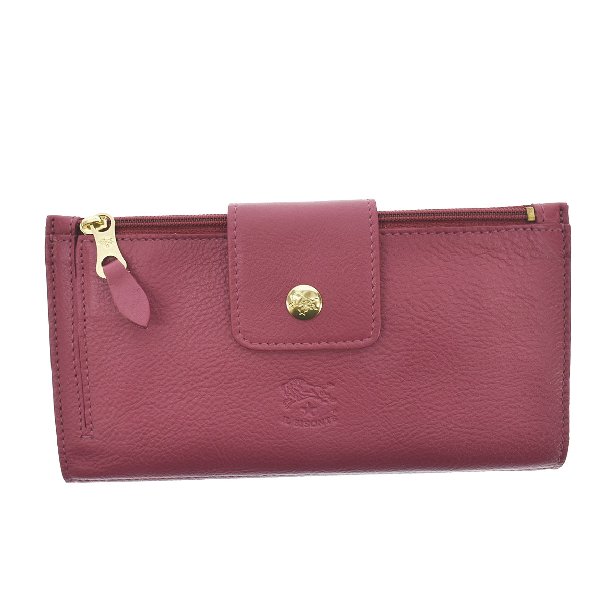 柔らかな質感の 財布 イルビゾンテ 新品 スマック ピンク コインケース