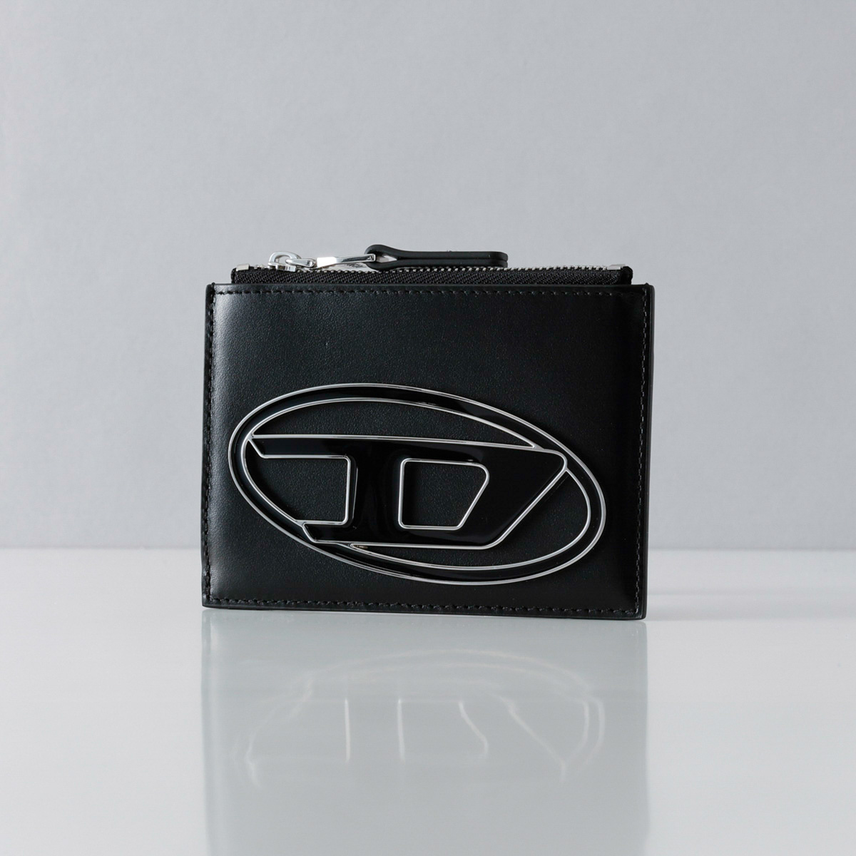 未使用✨DIESEL ディーゼル 1DR カードホルダー コインケース 本革 黒 DIESEL ディーゼル 1dr Card Holder Iii ブランドオフ レザー