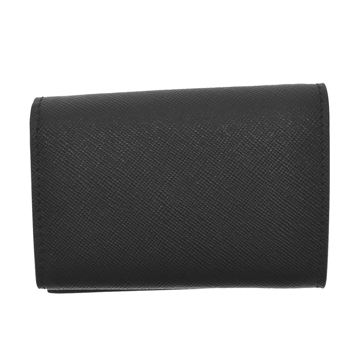 レディースファッション 財布、帽子、ファッション小物 マルニ 三つ折り財布 ブラック TRIFOLD YEN WALLET PFMOW02U07