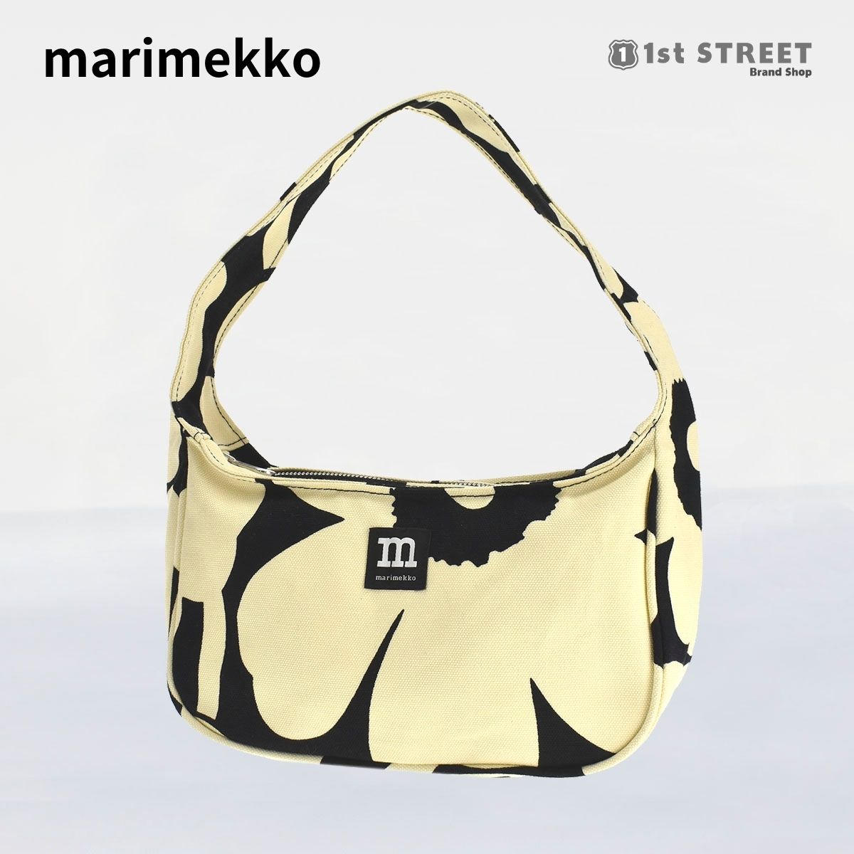 [SALE]マリメッコ MARIMEKKO ショルダーバッグ イエロー BLACK/ LIGHT YELLOW 90570