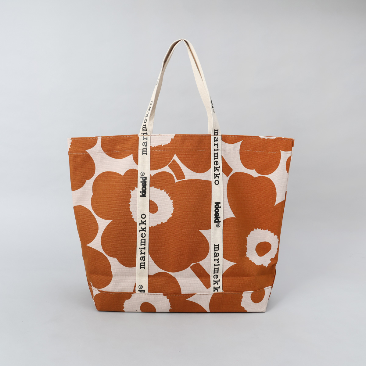 レア　マリメッコ　Marimekko　トートバッグ　ベージュブラウン　キャンバス マリメッコ marimekko ＜Pieni Unikko＞トートバッグ（ベージュ
