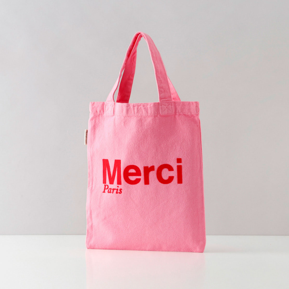 MERCI（メルシー） 並行輸入 トートバッグ ミニトート コットン ロゴ