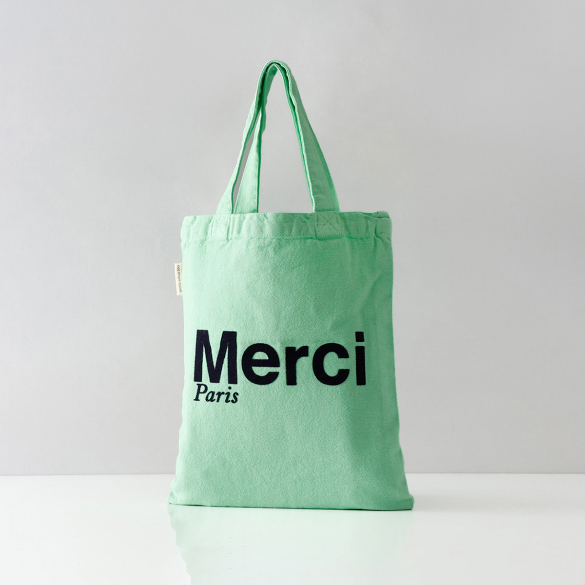 MERCI（メルシー） 並行輸入 トートバッグ ミニトート コットン ロゴ