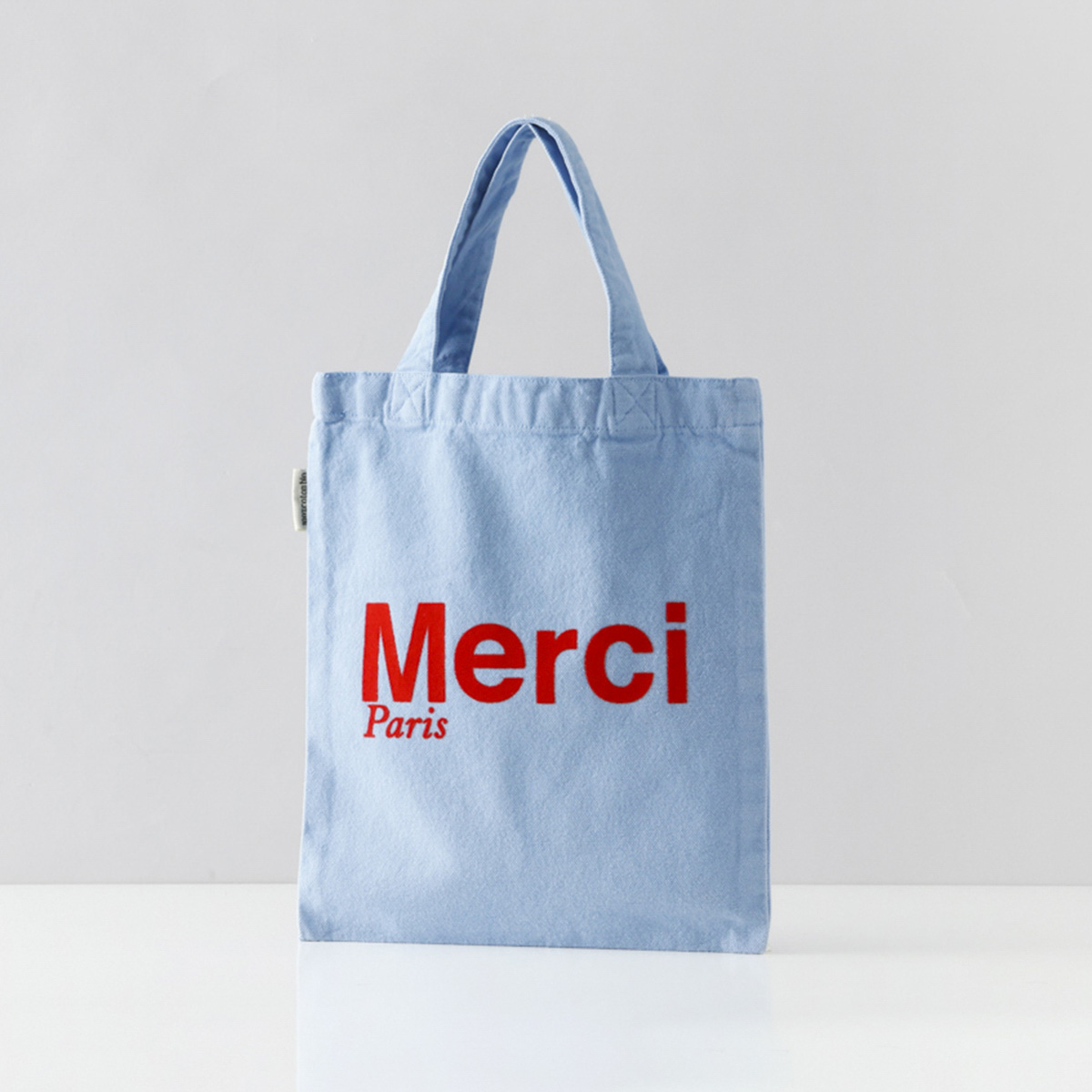 MERCI（メルシー） 並行輸入 トートバッグ ミニトート コットン ロゴ