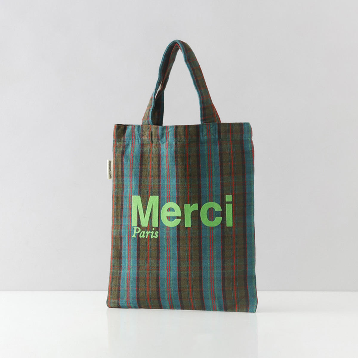 MERCI（メルシー） 並行輸入 トートバッグ ミニトート コットン ロゴ 