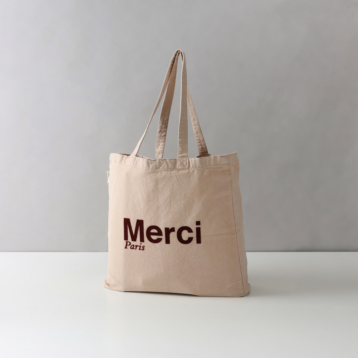 メルシー MERCI トートバッグ 大容量 ビッグトート コットン マチ付 ブランド ME23MMCABAS : mhtote : 1stSTREET  - 通販 - Yahoo!ショッピング