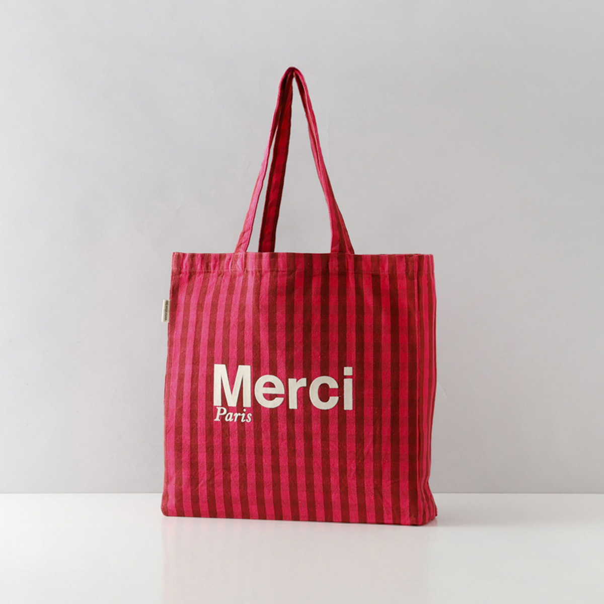 【新品未使用タグ付き】MERCI メルシー　トートバッグ　新品 MERCI（メルシー） 並行輸入 トートバッグ 大容量 ビッグトート