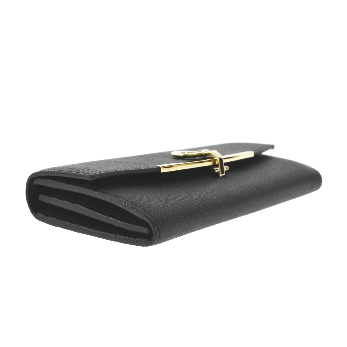 FERRAGAMO フェラガモ 長財布 ブラック 22D150 683312 GANCINO