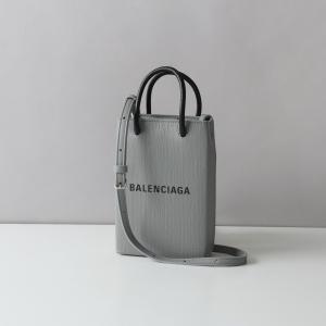 バレンシアガ BALENCIAGA ショルダーバッグ グレー ブラック 757773 SHOPPIN...