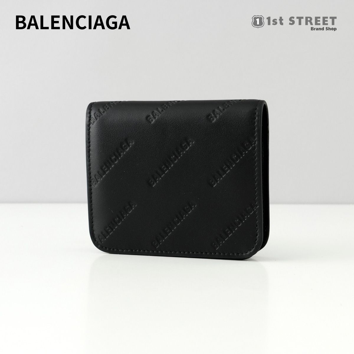 バレンシアガ BALENCIAGA 2つ折財布 ブラック 財布 小銭入れ コインケース ミニ財布 レザー 594216 BLACK 2AAXQ  1000 レディース : 1436794216315 : 1stSTREET - 通販 - Yahoo!ショッピング