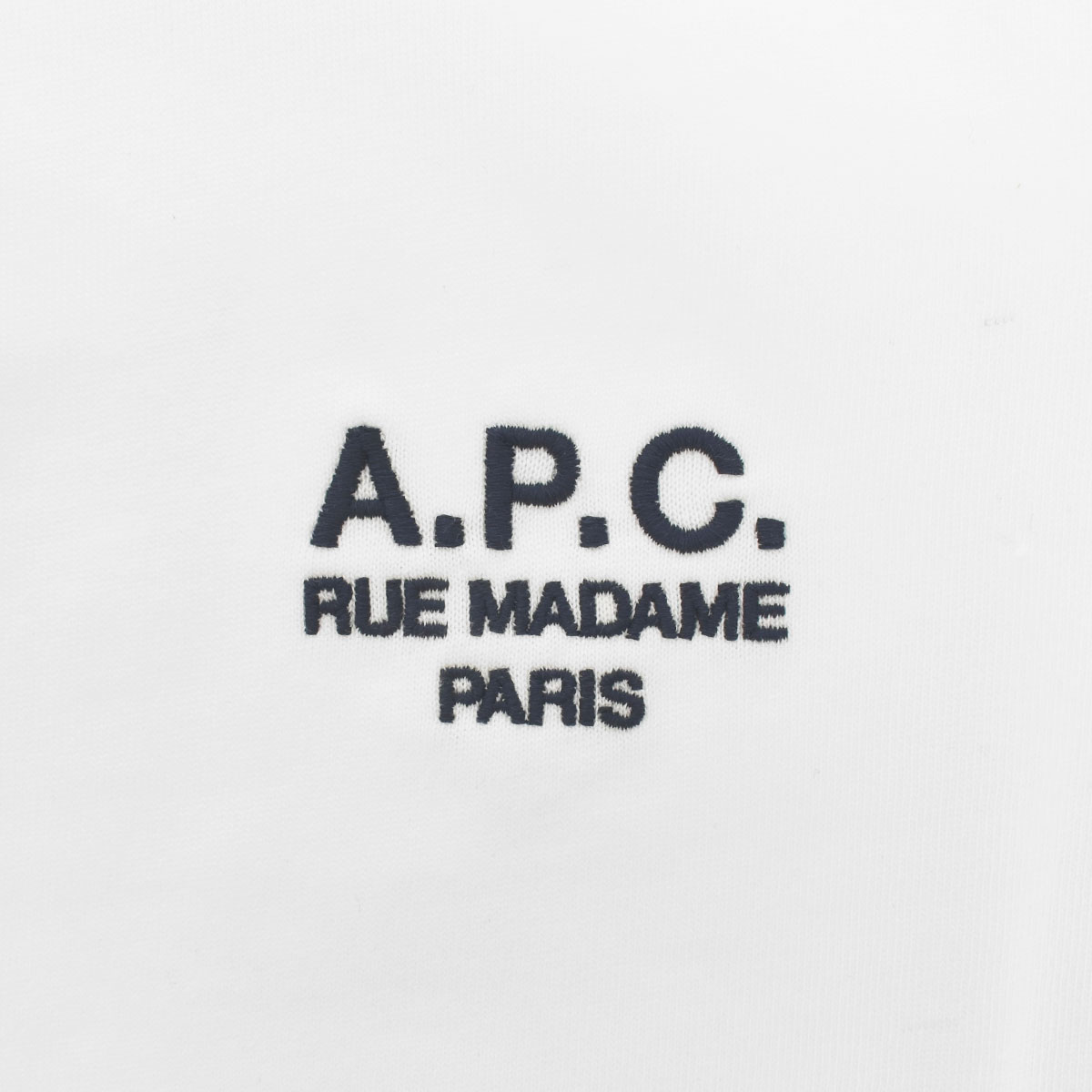 アーペーセー A.P.C. レディースTシャツ Tシャツ コットン ロゴ クルー