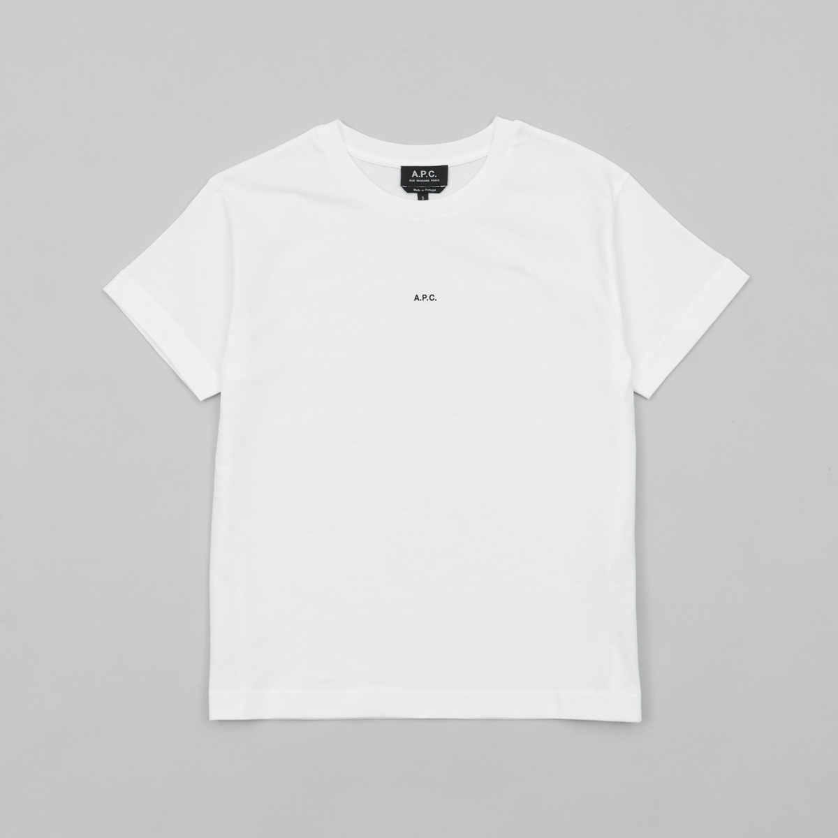 アーペーセー A.P.C. レディースTシャツ Tシャツ コットン ロゴ クルー