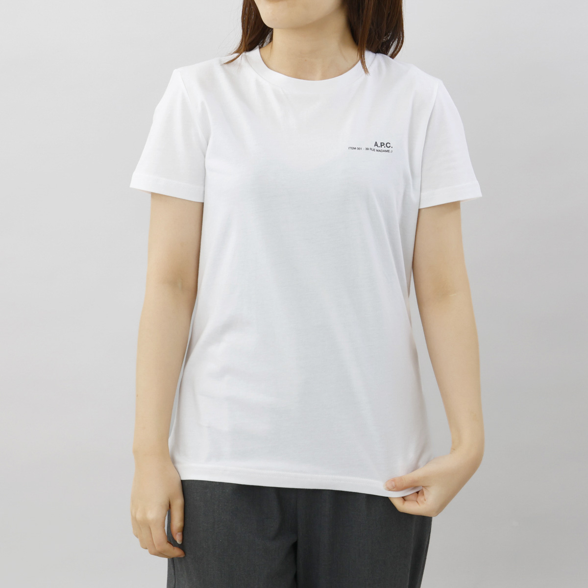 アーペーセー A.P.C. Tシャツ F26012 COFBT ティーシャツ ロゴ シンプル クルー...