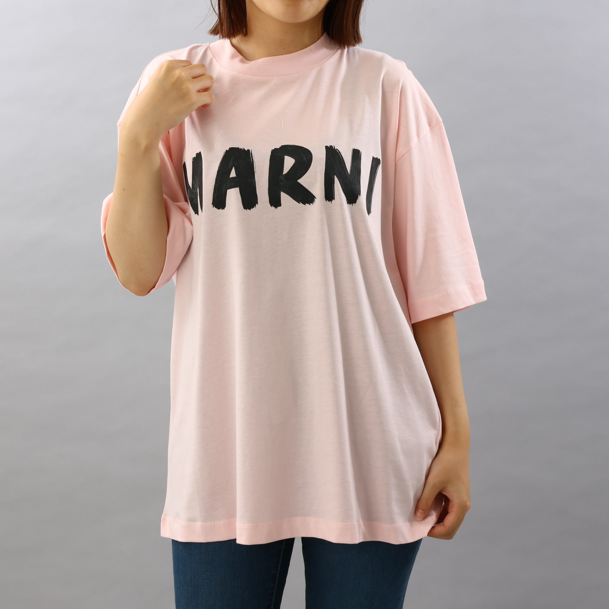 マルニ MARNI Tシャツ ロゴT コットン 半袖 おしゃれ 人気 THJET49EPH USCS...